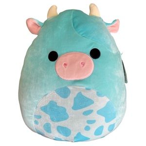 Tuluck the Blue Cow 16" HARD TO FIND Squishmallows "Ultra Rare" NWT